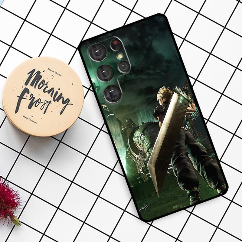 Чехол Final Fantasy VII для Samsung Galaxy S25 Ultra S23 S22 S21 S20 S24 Ultra S9 S10 Plus S25 FE