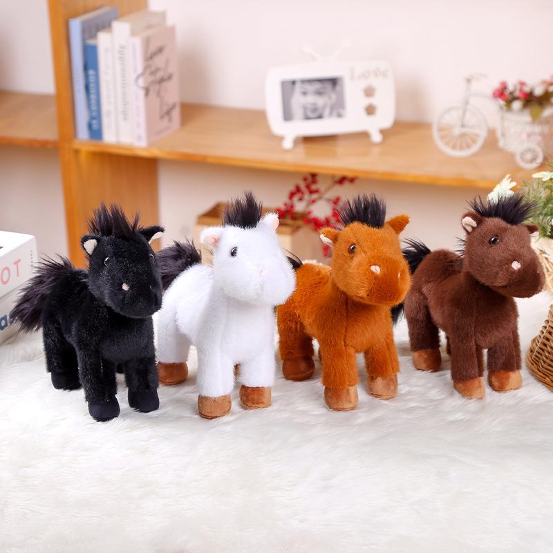 Simulation Cute Short-Legged Pony Plush Toy - Comfort Gift for Girls