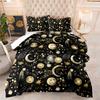 Kemila 3D Постельное белье Пододеяльник и наволочка Постельное белье Солнце и Луна Твин Комплект постельного белья