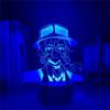 Bungo Stray Dogs Night Light Nakahara Chuuya Figure Lamp Colors Changing Touch Remote Bedside Lamp Gift for New Year Christmas
