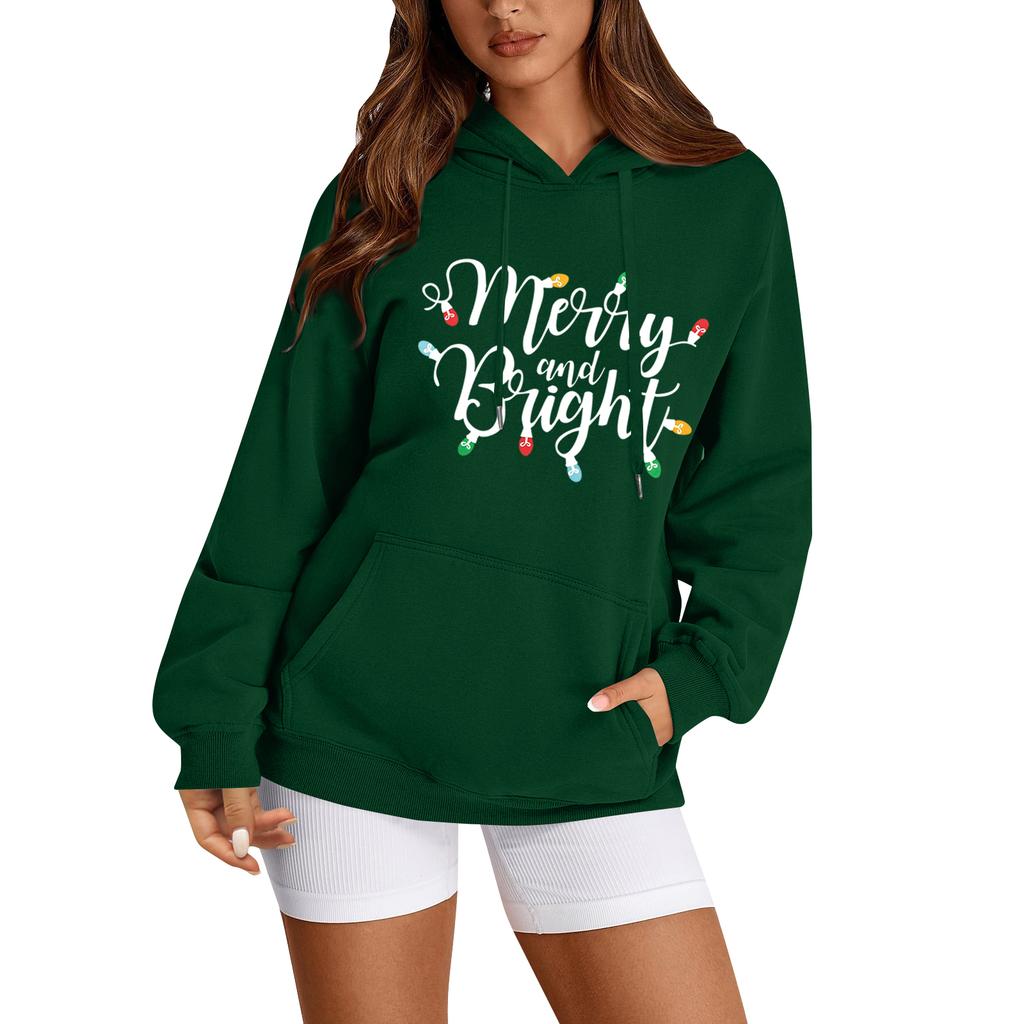 Женские худи с принтом букв, толстовка-пуловер