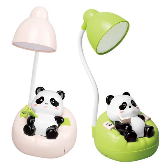 Светодиодная настольная лампа Panda Night Light с ящиком для чтения, регулируемая яркость, перезаряжаемая настольная лампа Panda для детской комнаты, спальни