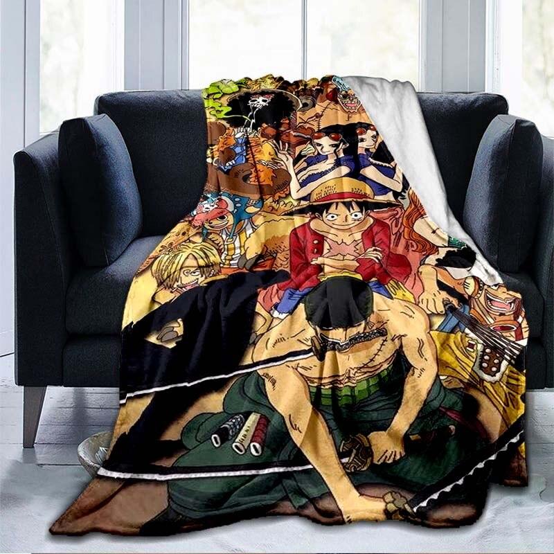 Аниме цельное фланелевое одеяло с 3D принтом, пододеяльник для дивана, дорожное детское постельное белье, плюшевое фланелевое одеяло