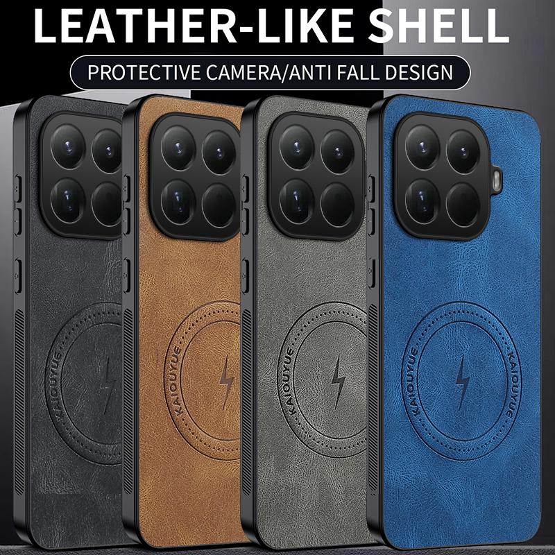 Для Xiaomi 15T Pro 15 T Чехол для Magsafe Роскошный Магнитный Матовый Чехол из Овчины для Xiaomi Mi15Tpro Противоударный Бампер