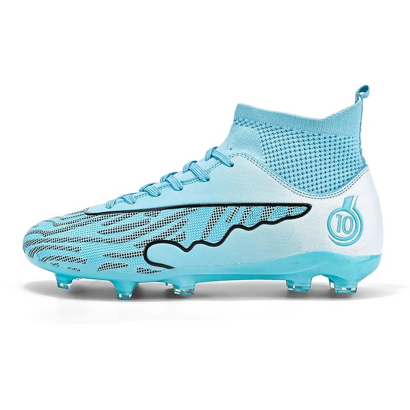 Fashion Men Football Shoes Society Students Training TF/FG Casual Soccer Shoes Outdoor Boy Professional Sneaker Resistant Football Boots