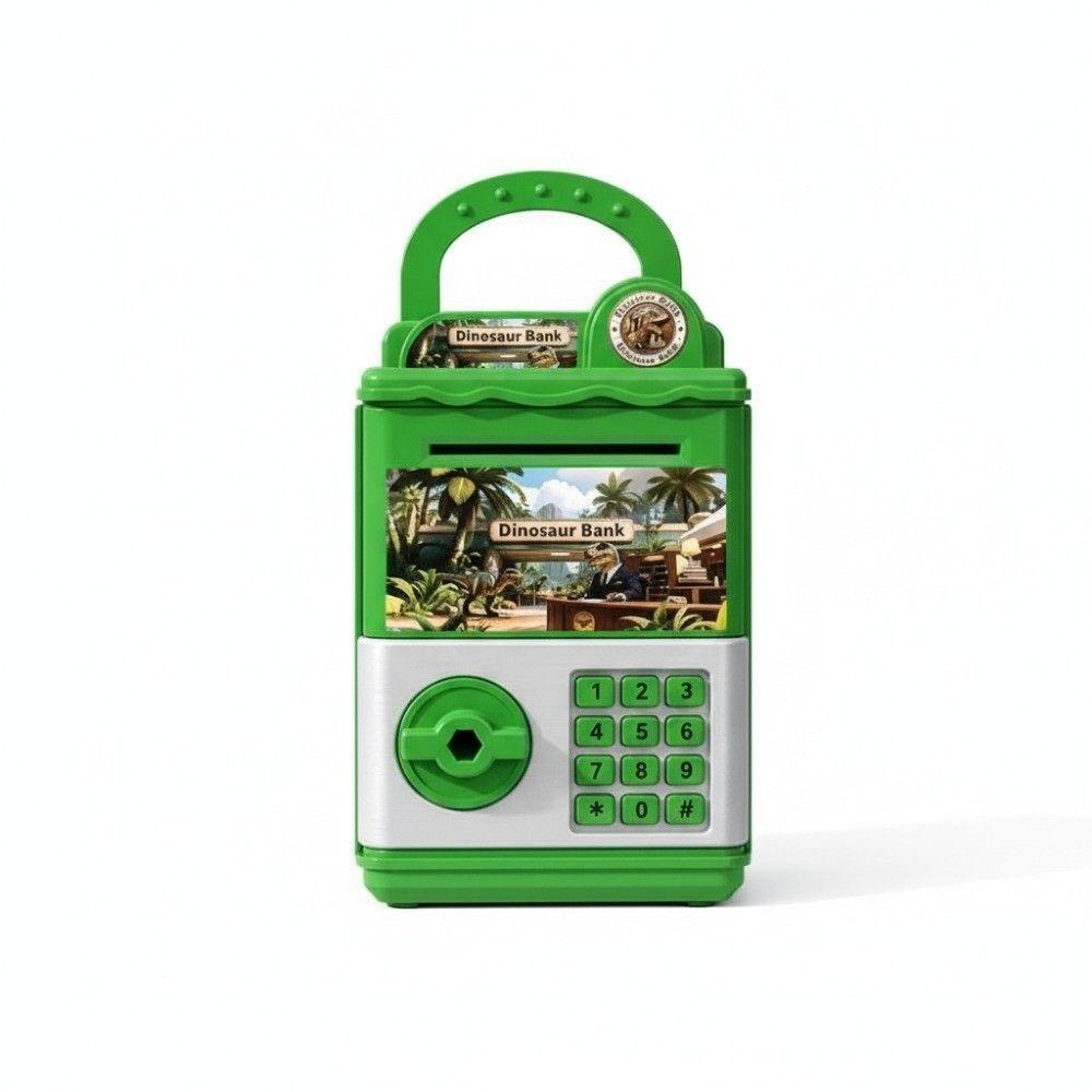 Cartoon Fingerprint Piggy Bank Fingerprint Unlock Electronic Bank Safe Box Household