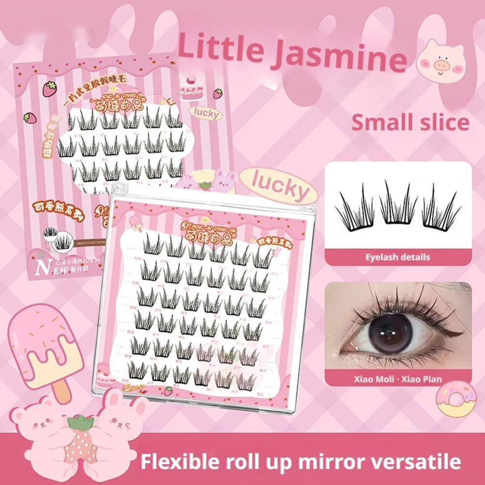 6-Row 3D Faux Mink Lash Natural Look Fake Eyelash Long Lasting False Eyelashes Personal Care