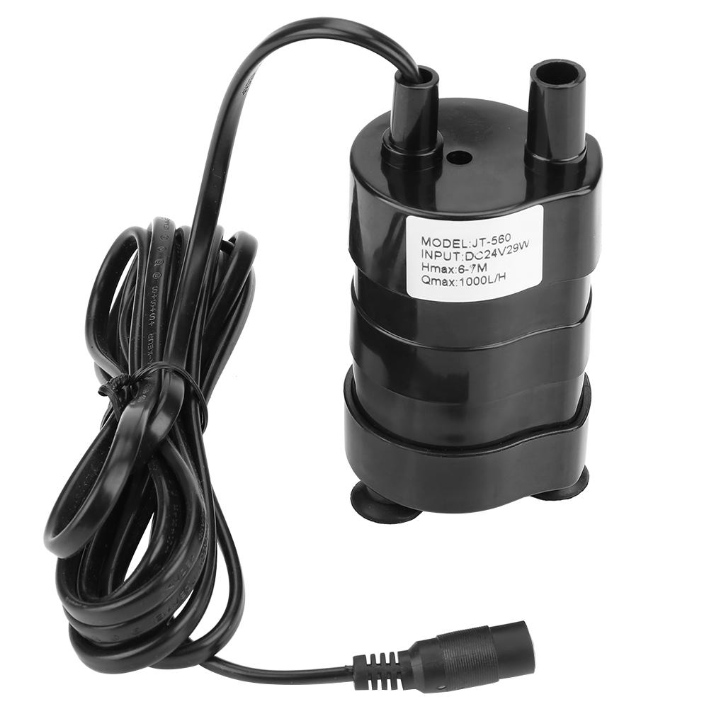 Mini High Hydraulic Head DC Brushless Submersible Water Pump 24V 20 Celsius 90 Celsius