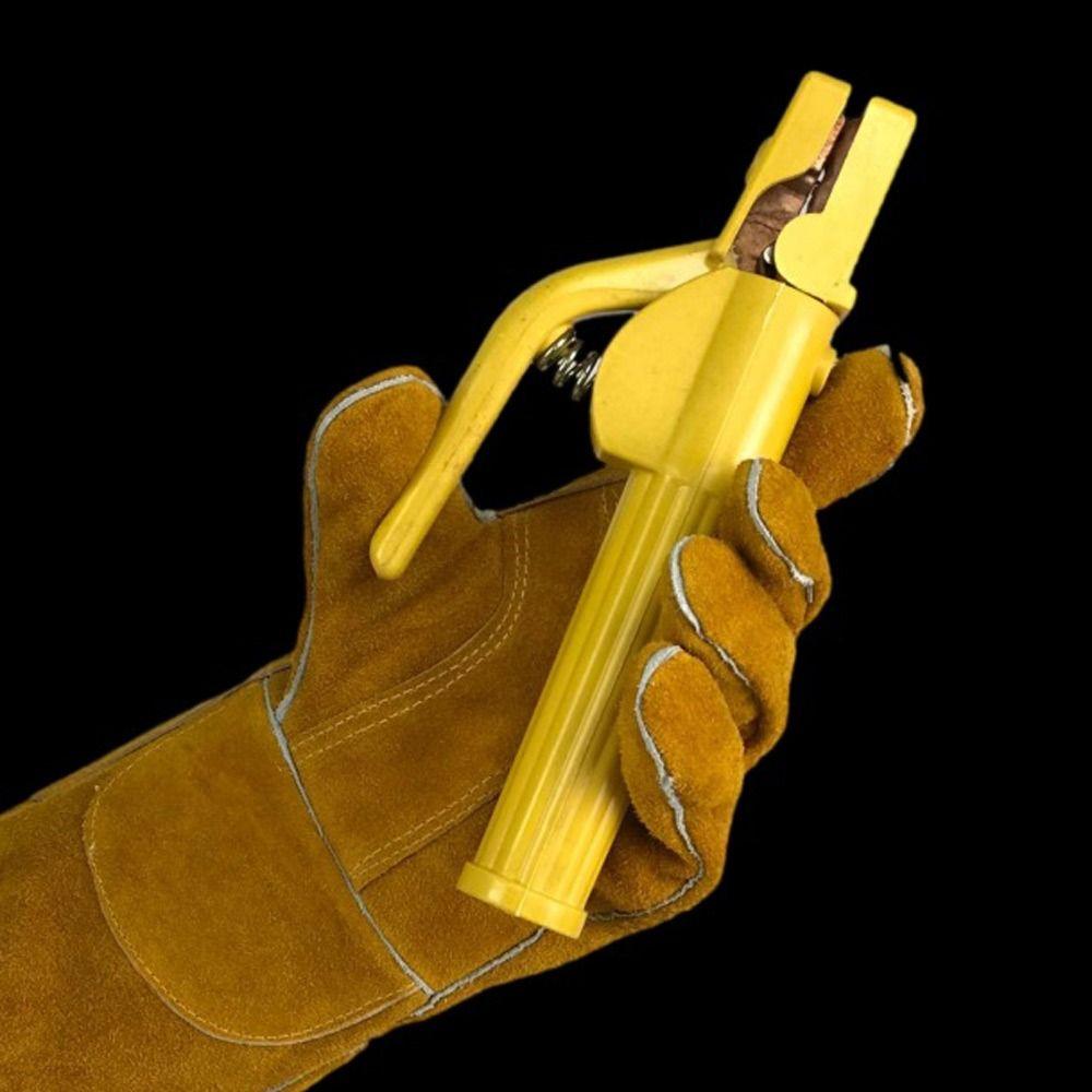 Теплоизоляционные кожаные рабочие перчатки Защитные перчатки для охраны труда Прочные перчатки для сварщиков