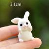 Rabbit Easter Figurine Micro Landscape Diy Home Decor Miniature Fairy Garden Ornament Decoration Accessories