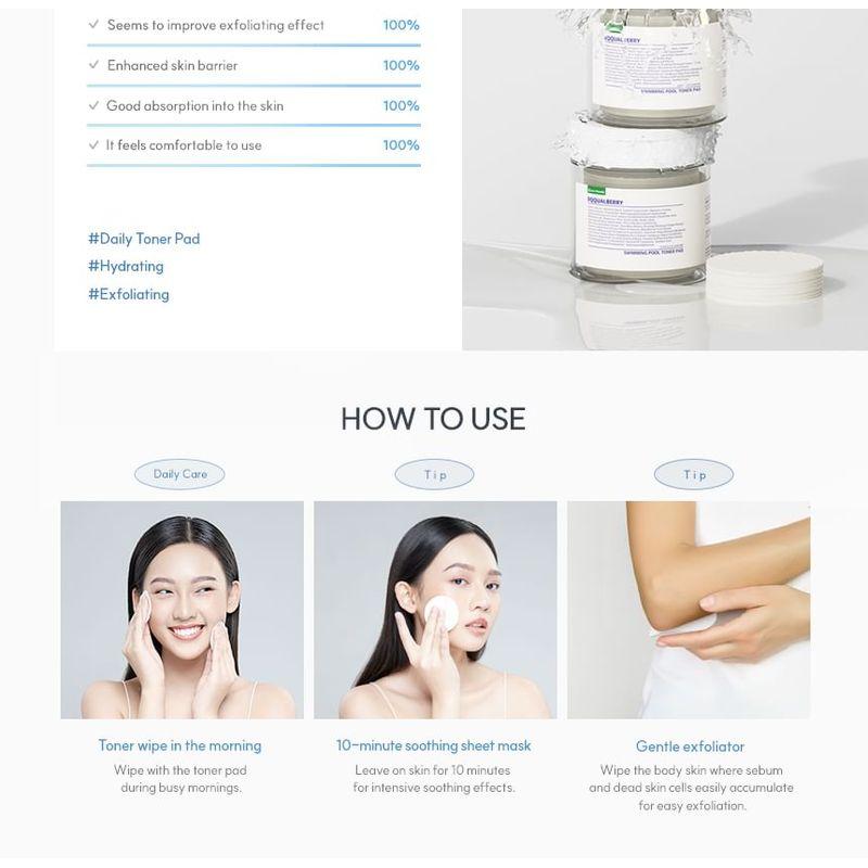 Eqqualberry Тонизирующие диски для бассейна