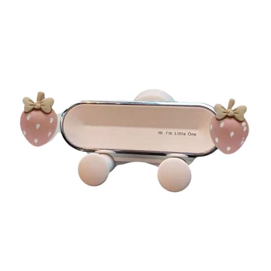 Cute Cartoon Air Vent Phone Holder 360 Degrees Rotatable Car Mount Universal Phone Mount  Easy One-Hand Operation Fun Dashboard