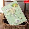 DIY Diamond Painting Kit for Adults and Beginners. Sparkling Cocktail Glass Diamond Art. Handmade Home Wall Decor and Gifts