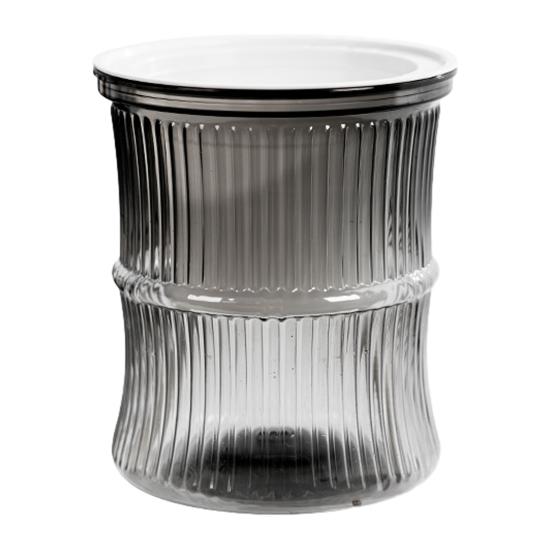 Самополивающийся кашпо для цветов с резервуаром, дренажными отверстиями, прозрачным бамбуковым дизайном, горшок для растений для африканской фиалки, суккулентов