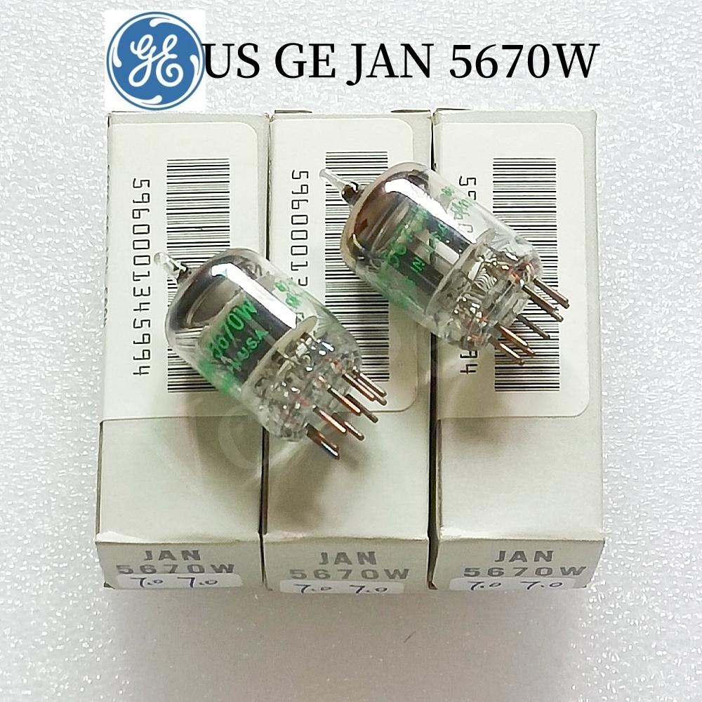 Оригинальная американская GE JAN 5670W 5670 Вакуумная электронная лампа Улучшение 5670 6N3 396A 2C51 12B4A HIFI Аудиолампы Клапанный усилитель Усилитель DIYХороший продукт