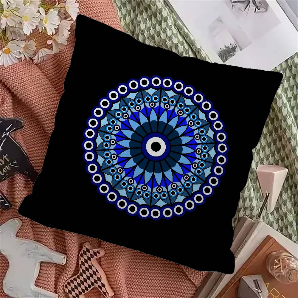 E-evil E-eye логотип Наволочки Мультяшная Декоративная Подушка для Дивана Домашняя Двусторонняя Печать Короткий Плюш Милая Наволочка