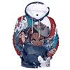 Kimetsu No Yaiba Demon Slayer Men's and Women's 3D Print Sweatshirts Casual Kids Hoodies for Boys Girls Pullover Anime Coat 6XL
