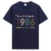 Funny Vintage 1986 T Shirt Summer Style Graphic Cotton Streetwear T-shirt Birthday Gifts Tshirt Unisex Clothing