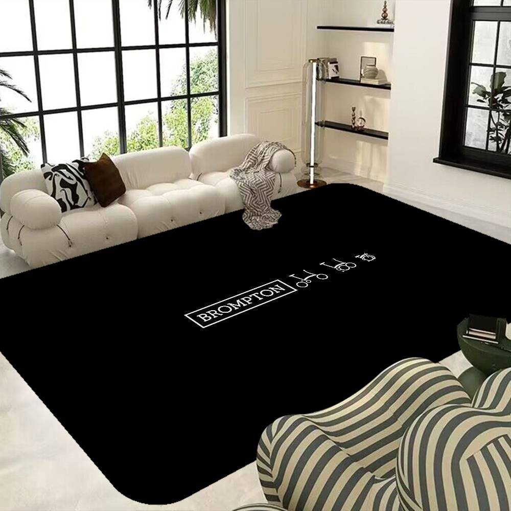 Brompton LOGO Entrance Door Mat Nordic Style Home Doormat Bathroom-Toilet Mats Bedroom Hotel Decor Mat