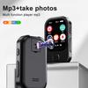2-дюймовый MP3 MP4 плеер с сенсорным дисплеем, поворотной камерой, радио, кабелем 5.3, расширением TF-картой, портативное мультимедийное устройство