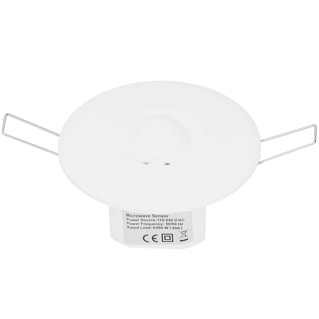 110?240V Microwave Motion Detector Light Switch Ceiling Recessed Adjustable Induction Switch