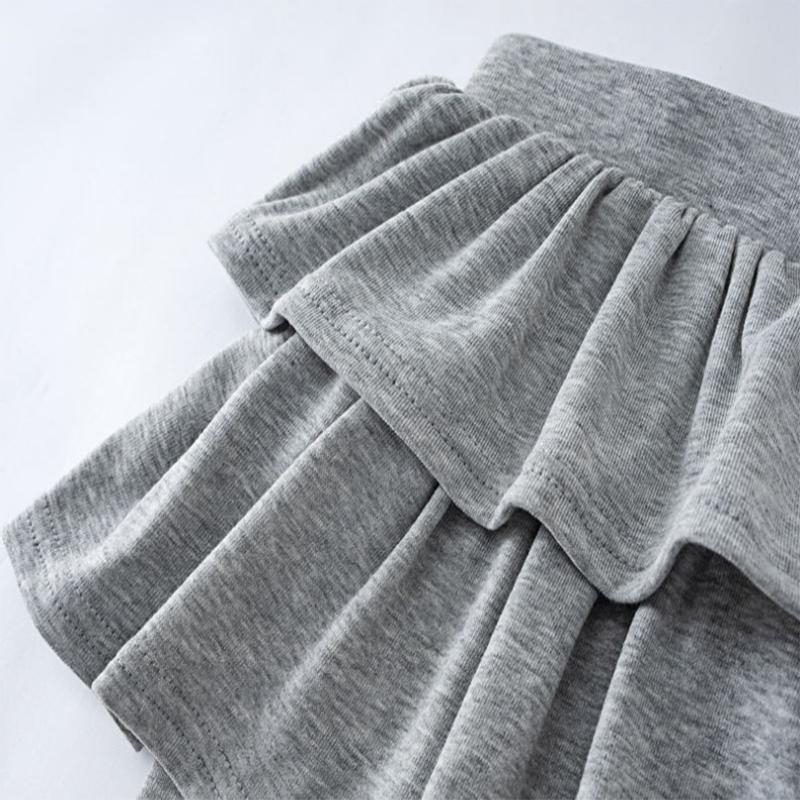 Леггинсы для девочек Весенне-осенние стили Детская юбка-брюки из двух частей Ношение Эластичные брюки-юбка для девочек для улицы