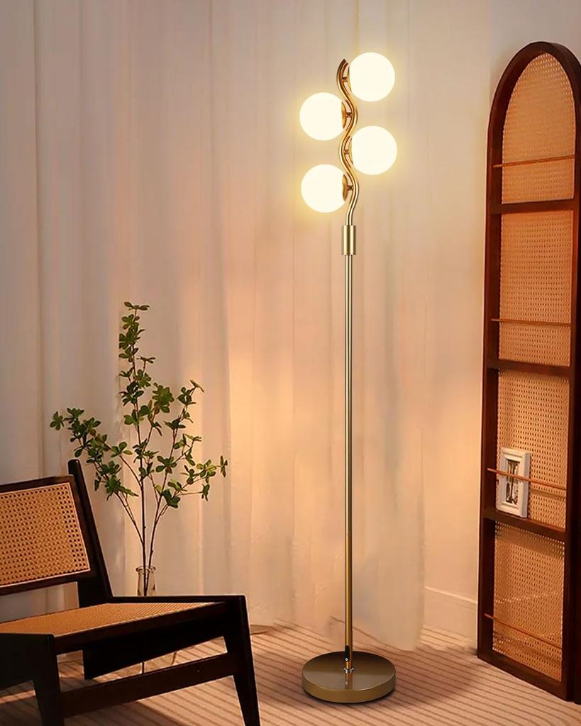 Напольная лампа Lightdot LED 3000K G9 Лампа скандинавского стиля для помещений Непрямое освещение Современная средневековая настольная лампа Приятная для глаз Энергосберегающая