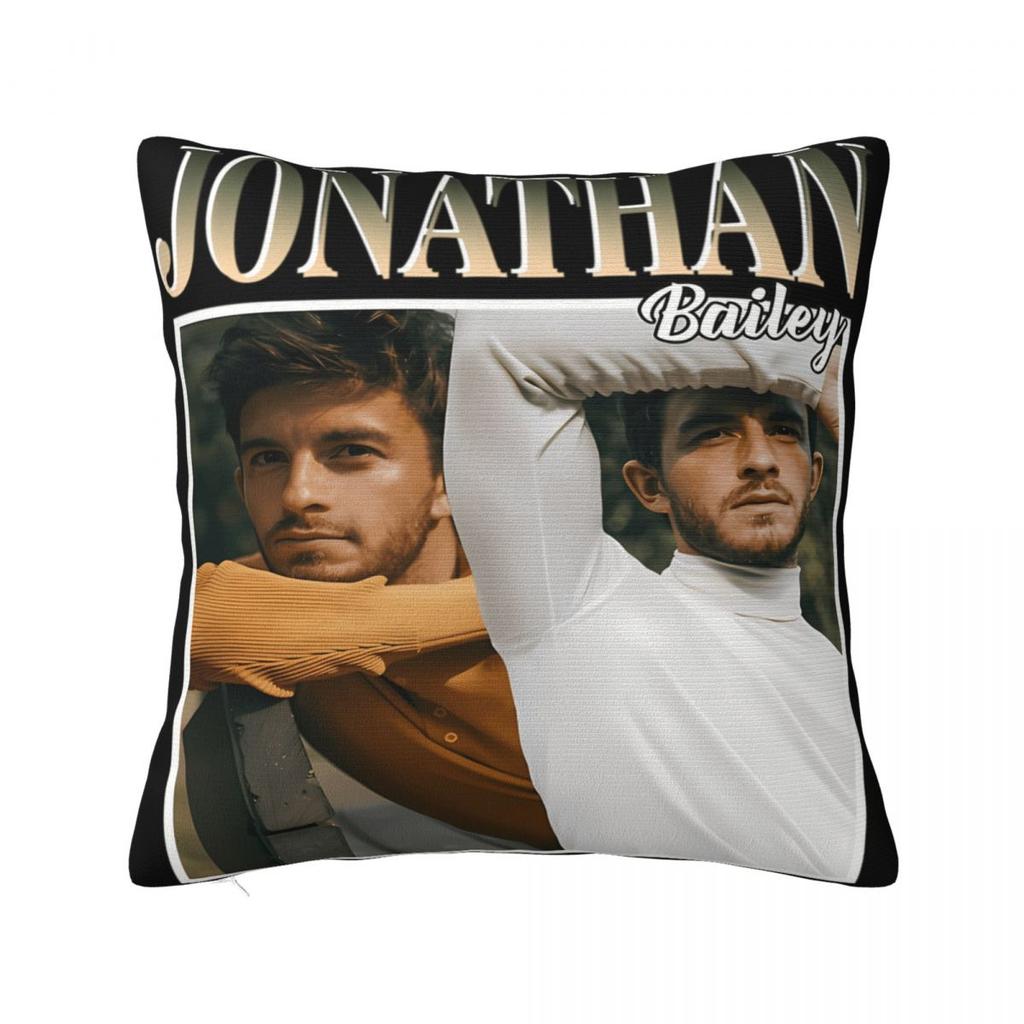 Jonathan Bailey Pillow Cover Square Pillow Case Cushion Cover Funny Custom DIY Pillowcases For Living Room Chair