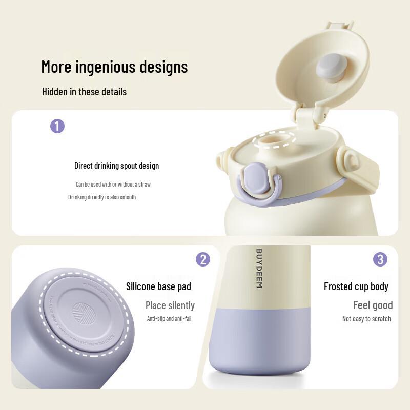 Buydeem Large Capacity Portable Thermal Water Bottle