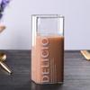 Square Simple Glass Cup Transparent Cold Drink Large-capacity Milk Juice Tea Drink Water Mousse Cups Wine Glass Beer Coffee Mug