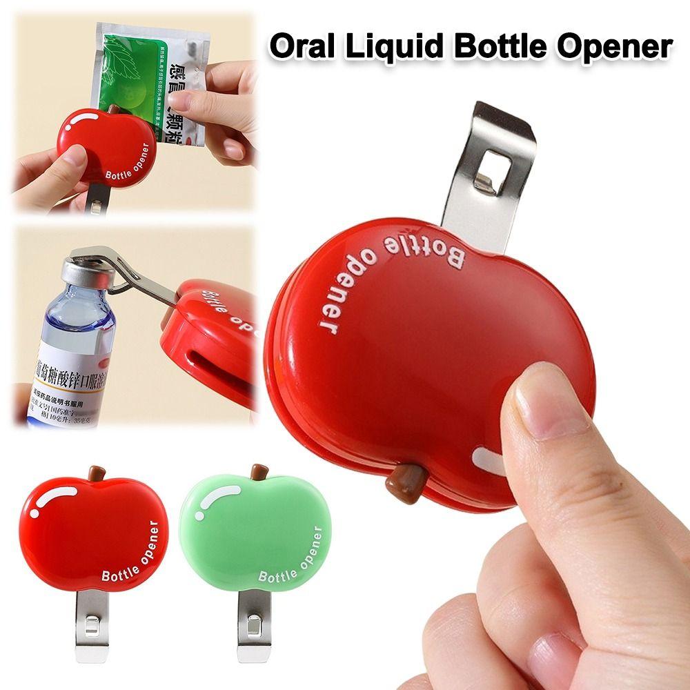 Multi-functional Oral Liquid Bottle Opener Magnetic Bottle Opener Oral Liquid Bottle Tool Medicine Bottle Opener Portable