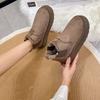 Autumn and Winter New Plush Thickened Warm Snow Boots Casual Versatile Thick-soled Plush Women's Snow Boots Shoes