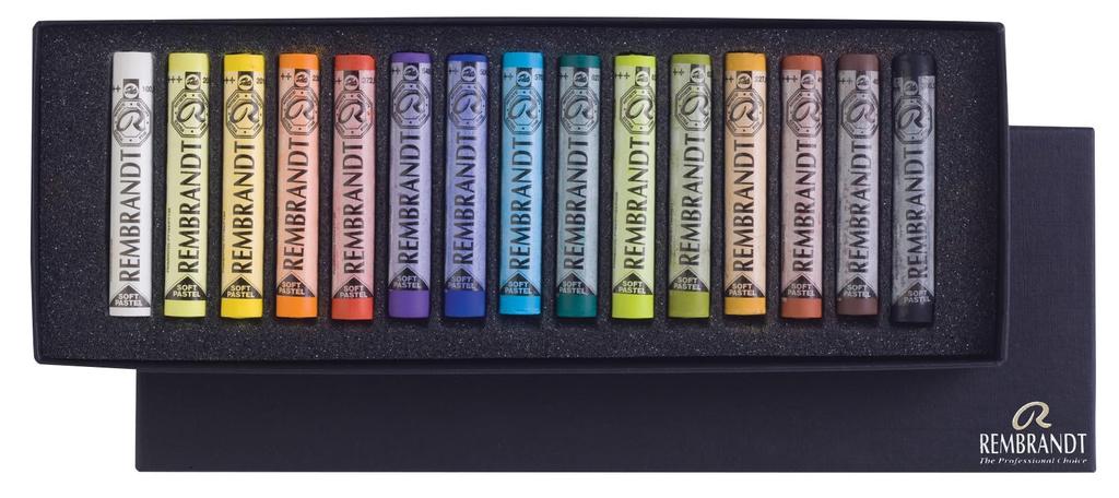 Rembrandt Royal Talens Soft Pastel Set, 15 Stick