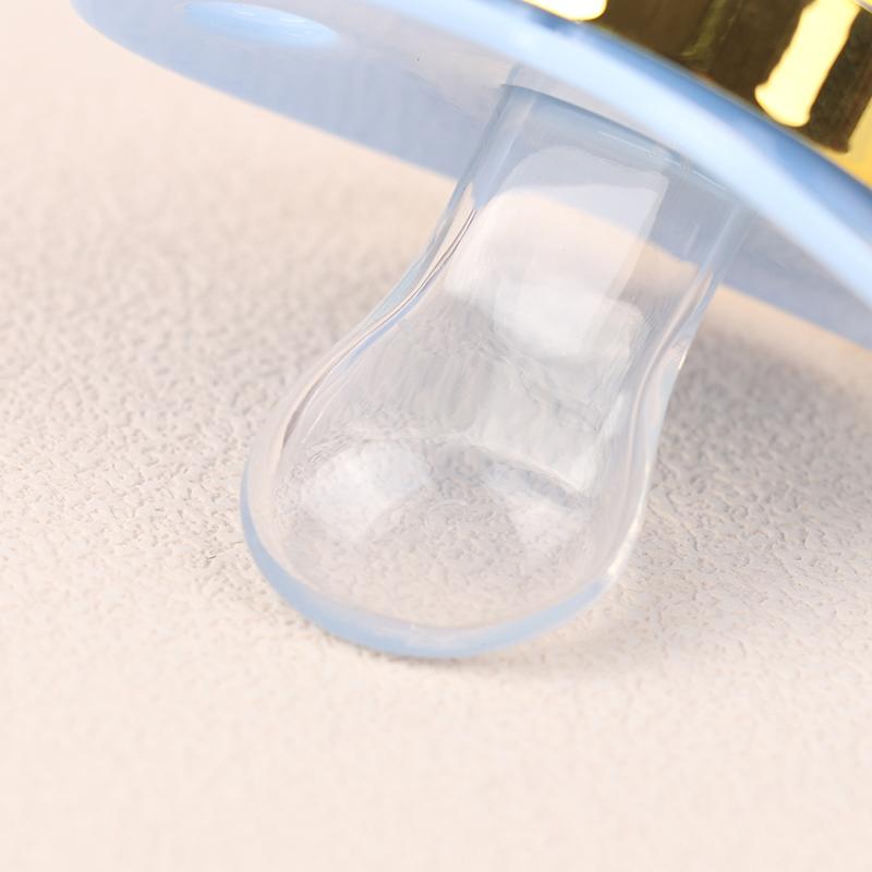 1 шт., блестящая корона, набор цепочек для пустышки, подарок на детский душ, силиконовая пустышка для новорожденного, прорезыватель для зубов, детская соска-пустышка