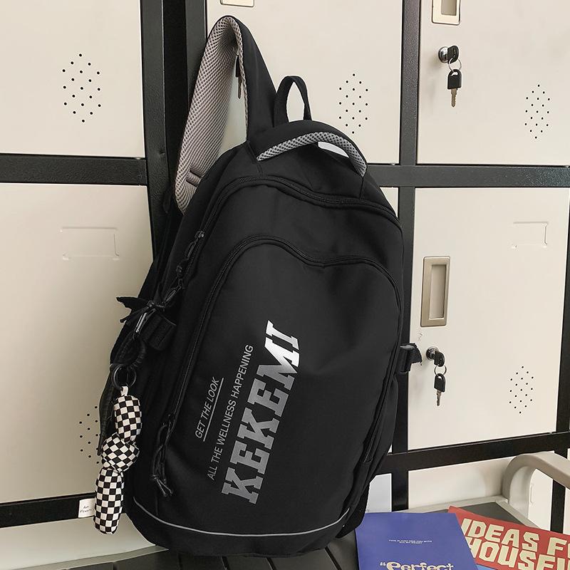 Школьный рюкзак Мужской Студенты колледжа Алфавит Ученики средней школы Высокое качество Мода Ученики средней школы Ученики начальной школы