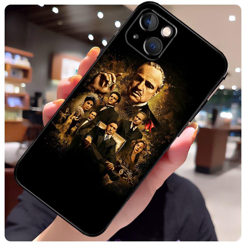 The Godfather Movie Italian Mafia Case For iPhone 16 11 12 13 14 15 Pro Max Plus 13 Mini X XS Max XR Plus Cover Coque
