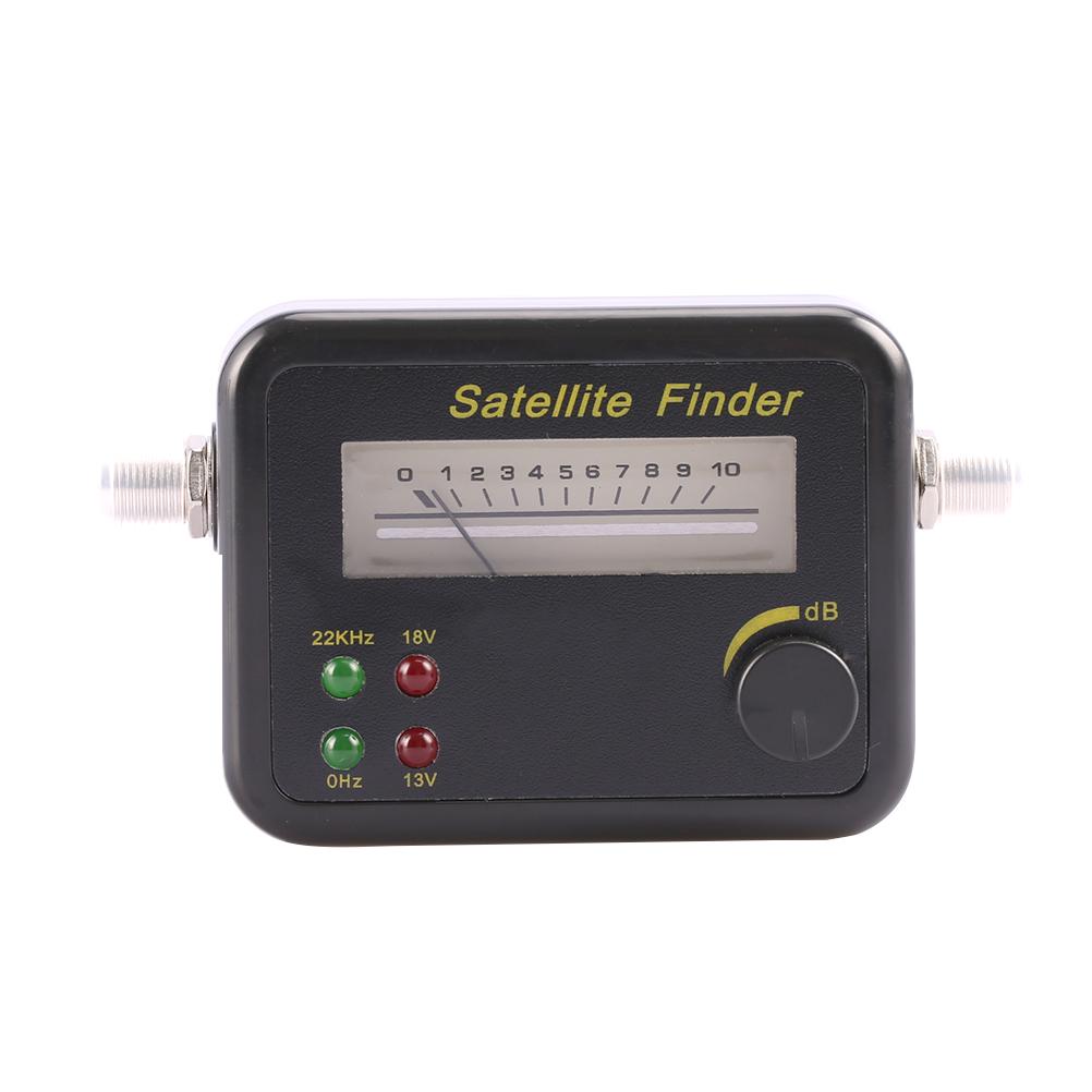 Plastic Black Mini Digital Lcd Display Satellite Signal Finder Meter Tester