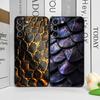 Креативный черный золотой чехол для телефона с текстурой чешуи для Motorola Moto Edge 50 Fusion 60 40 30 Neo G34 G14 G85 G54 Мягкая крышка