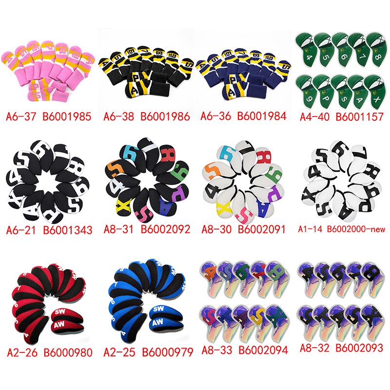 Golf Iron Headcovers - Assorted Styles