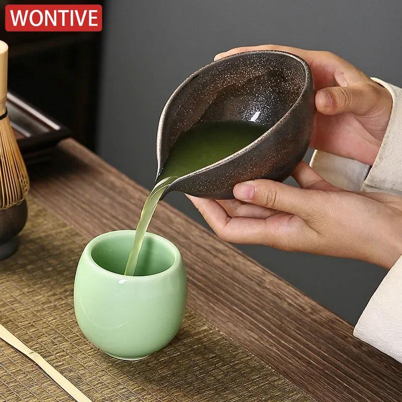 1 шт. Грубая керамика Матча Чаван Чаша Аксессуары Японская миска для смешивания матча Кухонные принадлежности Венчик для матча