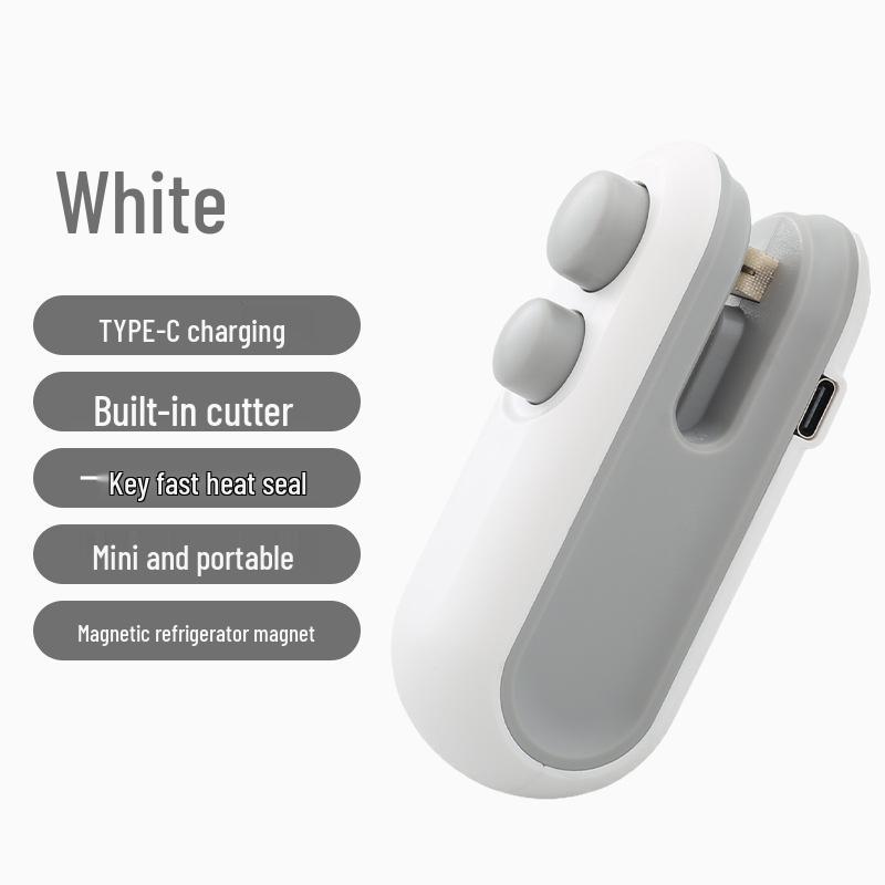 Мини ручной пресс для запайки снеков: Маленький бытовой запайщик пластиковых пакетов