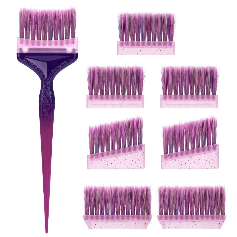 1Set Easy Clean Hair Dye Brushes Replacement Set Hairdressing Tinting Coloring Tools Barber