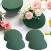 4x Floral Foam Rounds Flower Arrangement Half Ball Enhanced Stability Holder Artificial Plant Dry