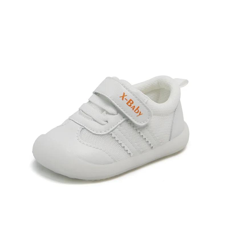 2024 Детская обувь Весна Комфортная Дышащая Мягкая подошва Обувь для ходьбы для малышей Милые Нескользящие Уличные Кроссовки Zapatos De Bebes
