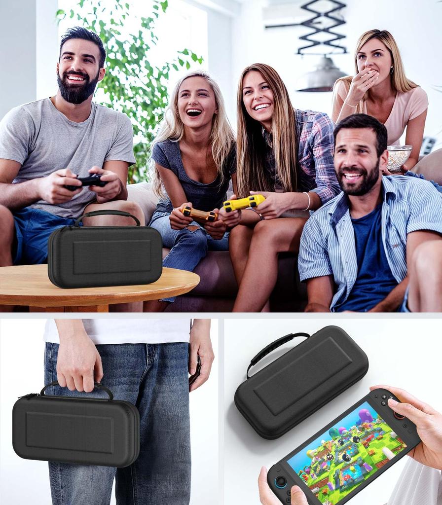 MoKo Switch2 Switch 2 2nd Generation Protective Shock Storage Oxford Fabric EVA Can Store 10 Soft Can Store Small Items Such As Full Large Precision