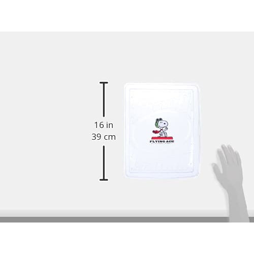 BONFORM Car Storage Box Snoopy Flying Snoopy Light/Normal Car Multi Tray 35.5x28x3.5cm Clear 7503-01CL