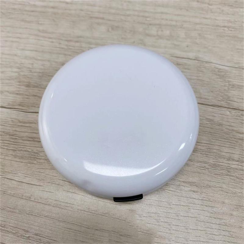 1PC Portable Round Compact Coin Dispenser Case Handheld Aluminum Change Coin Holder Organizer Round Aluminum Coin Holder