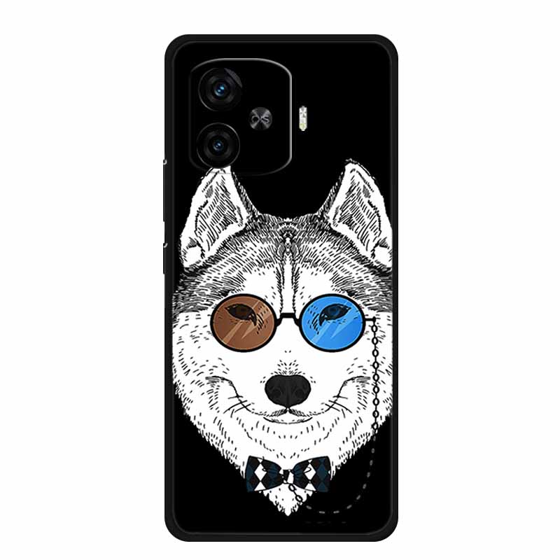 Черный силиконовый чехол для Vivo iQOO Z9 Turbo Plus Чехол Z 9 Turbo Coque Мягкая задняя крышка для телефона Vivo iQOO Z9 Turbo Мультяшный