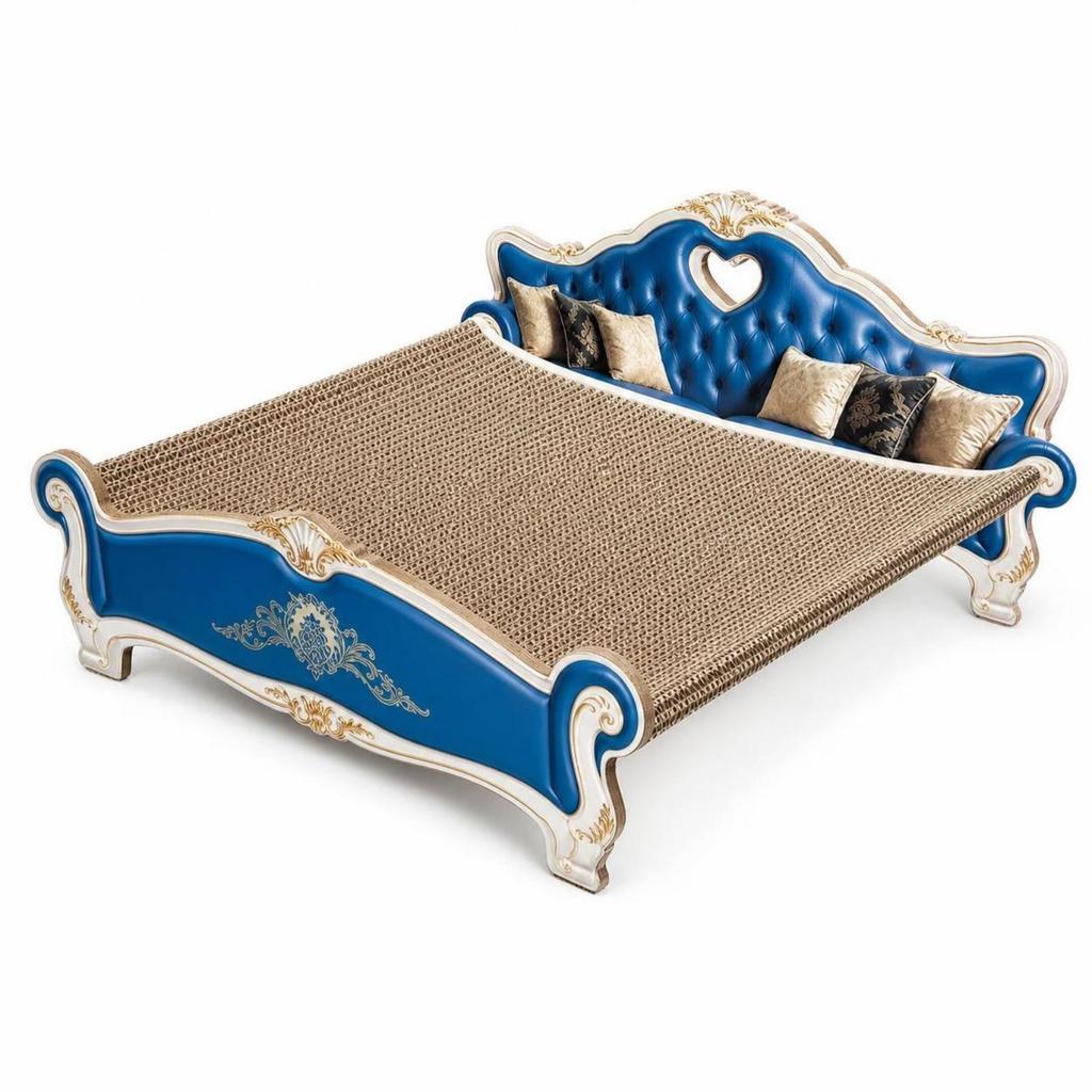 Когтеточка-лежанка Timeless Feline Sofa с когтеточкой Резная подушка для