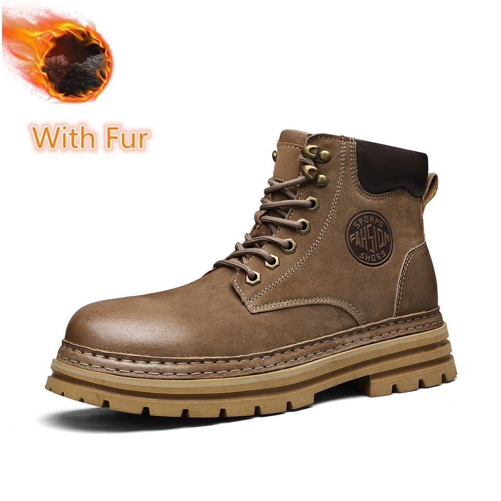 Модные мужские ботинки на шнуровке, кожаные мужские ботинки, высокие модные мотоциклетные кожаные ботинки, удобные мужские ботинки для активного отдыха